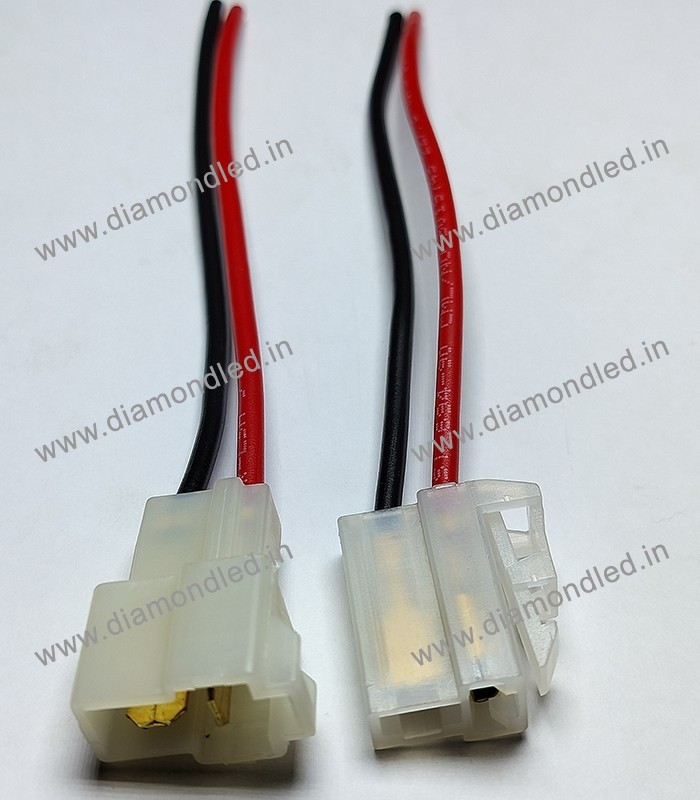 2 Wire Male-Female Heavy Socket - Diamond Electronics